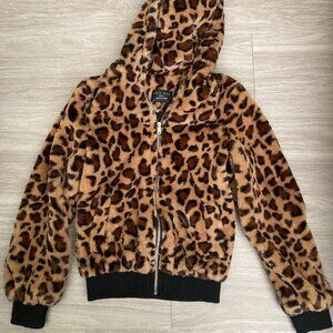 Faux Fur Leopard print small